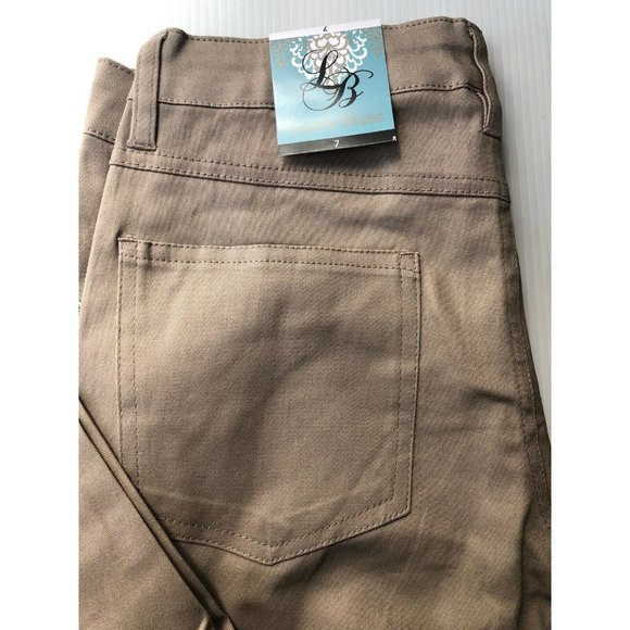 Hybrid & Company Khaki Cotton Skinny Jeggings 7 - Picture 6 of 9